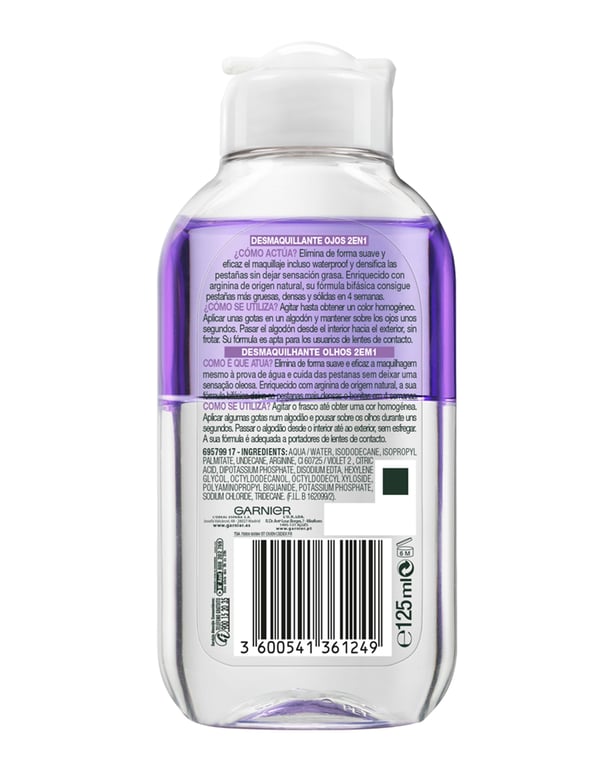 Essencials Démaquillant Yeux 2En1 125 ml de Garnier