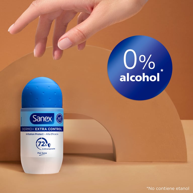 Dermo+ Extra Control 72h Deodorant Roll-on 50 ml von Sanex