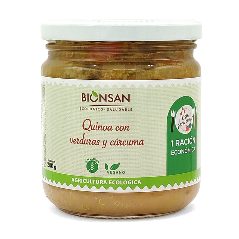 Quinoa con Verduras Mediterráneas y Cúrcuma Ecológica