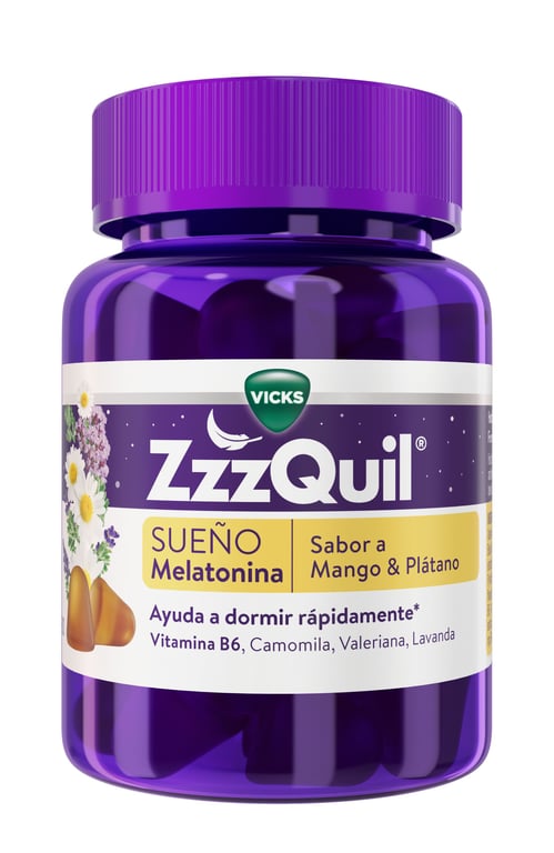 Natura Melatonina Gominolas Sabor Mango Plátano 30 Uds de Zzzquil