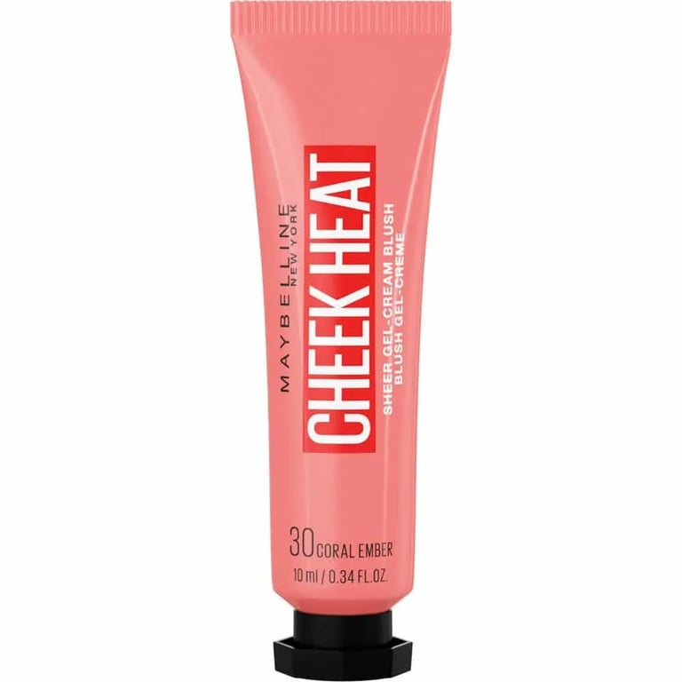 CHEEK HEAT sheer gel-cream blush #30-coral ember