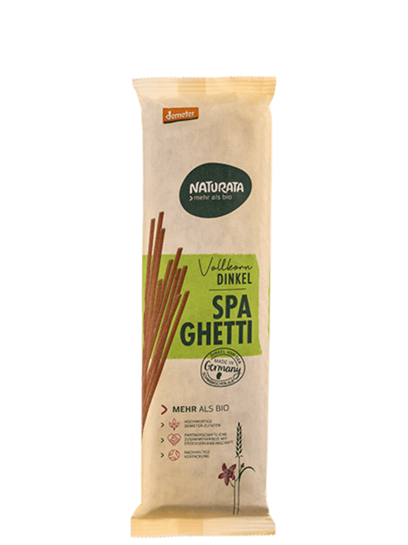 Espaguetis Integrales de Espelta Demeter 500g