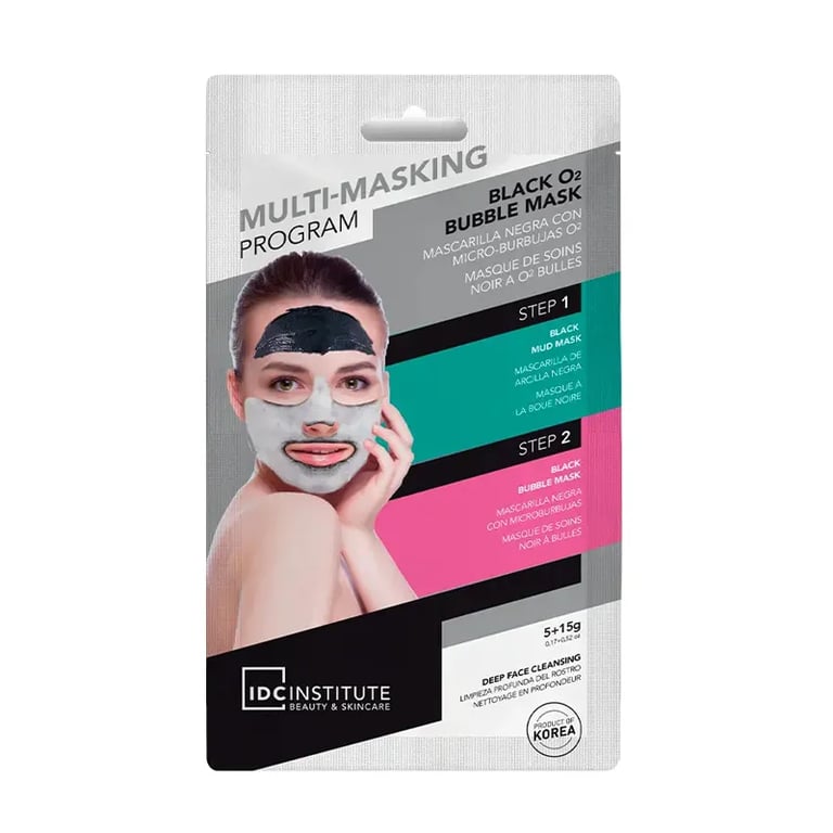 Maschera Viso Multi Masking Black O2 Bubble