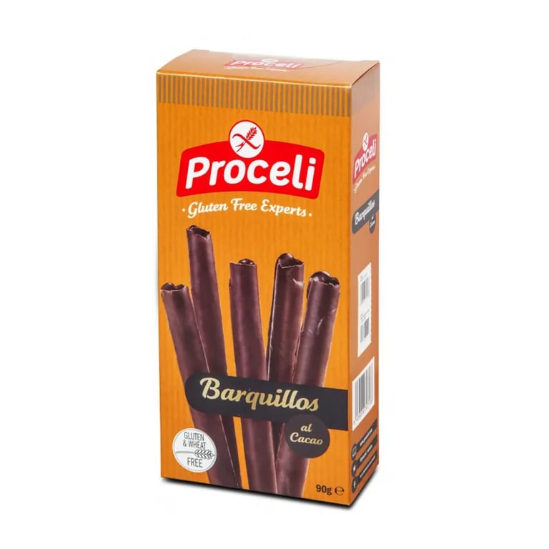 Barquillos Con Chocolate Sin Gluten