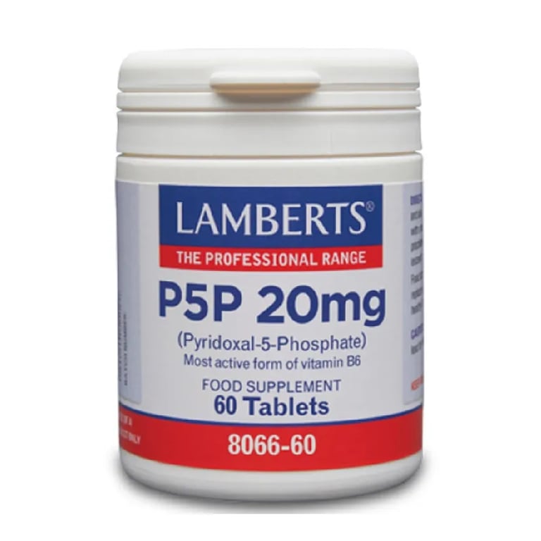 P5P 20 mg (Piridoxal-5-Fosfato) 60 caps