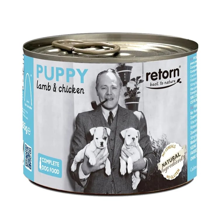 Comida Húmeda Para Cachorros De Cordero Y Pollo
