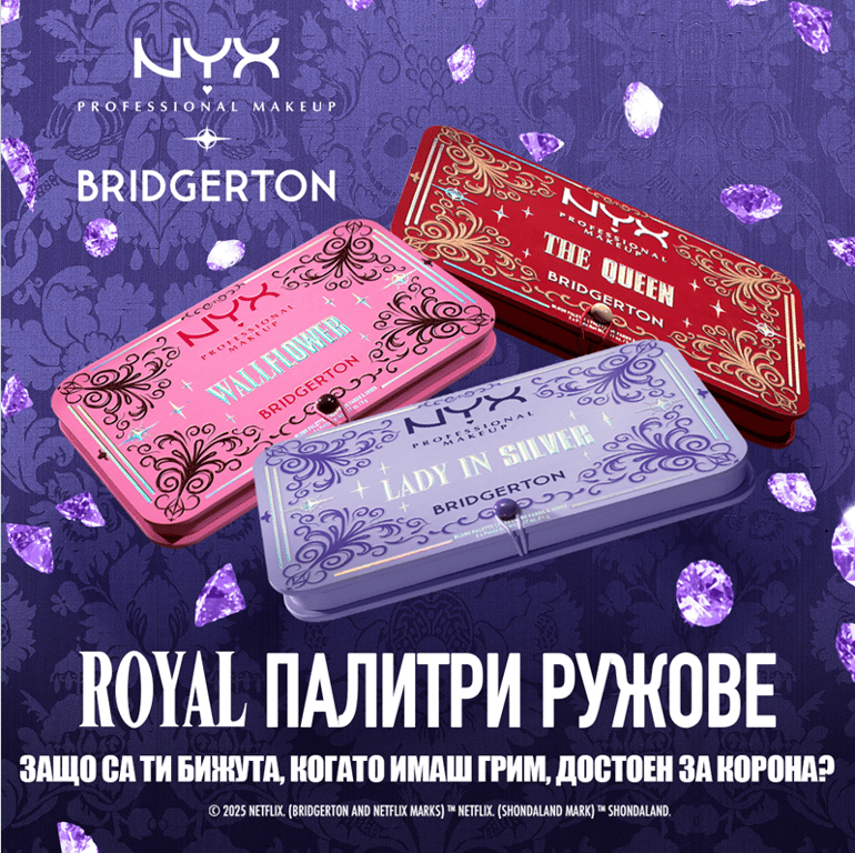 Bridgerton Royal Blush Palette #The Queen da NYX