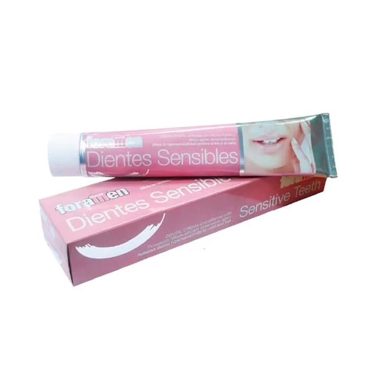 Crema Dental Dientes Sensibles + Blanqueador