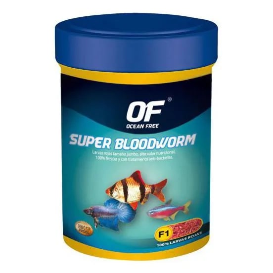 Alimento Peces Super Bloodworm 10g