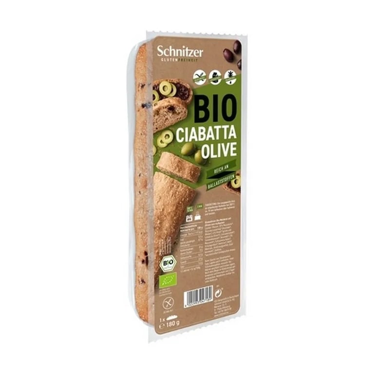 Pane Ciabatta Olive Senza Glutine