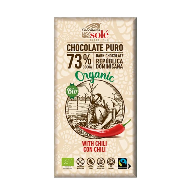 Chocolat Noir 73% au Chili Bio