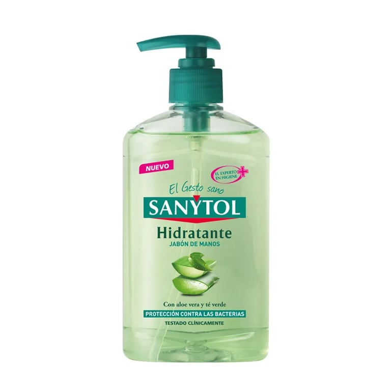 Jabón De Manos Hidratante Aloe Y Té Verde