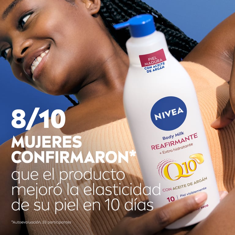 Q10+ Argan Oil Firming Body Milk Ps 400 ml de Nivea