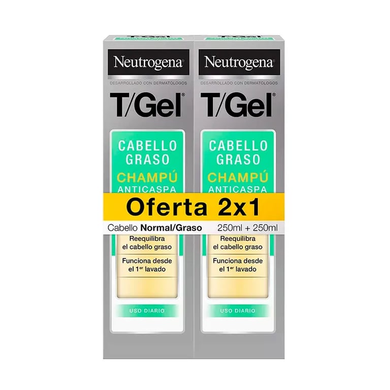 T/Gel Champú Anticaspa Cabello Normal-Graso Lote