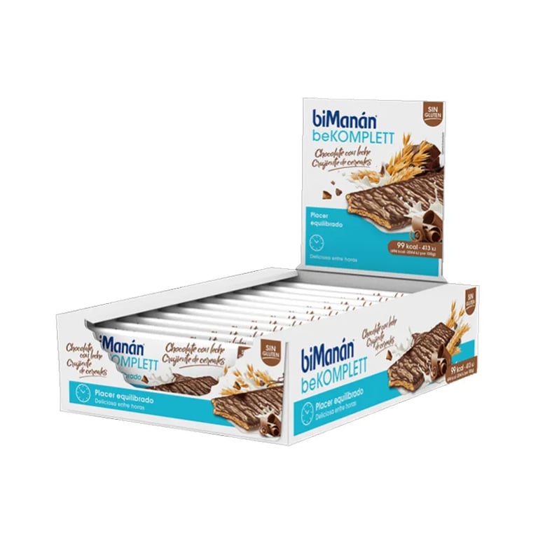 Bekomplett Barre Croustillante Céréales Chocolat Au Lait