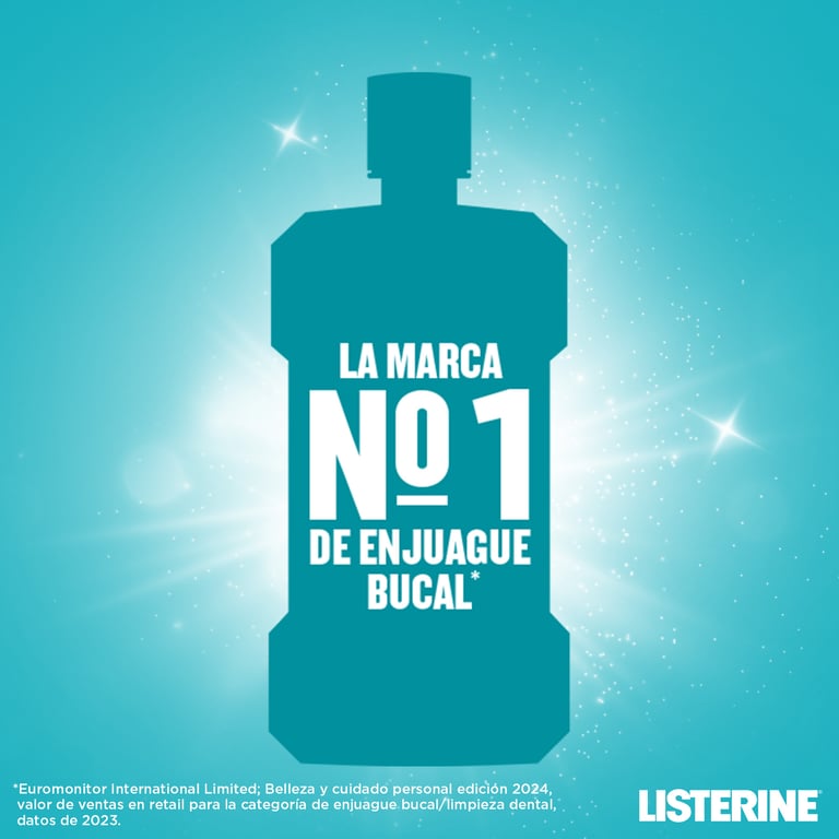 Bain De Bouche à la Menthe Duo 2 Unités 1000 ml de Listerine