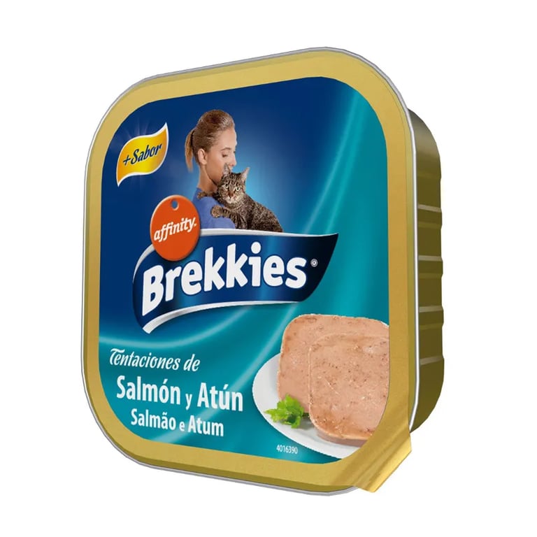 Brekkies Voedsel voor katten Caprichos van Zalm en Tonijn 100g
