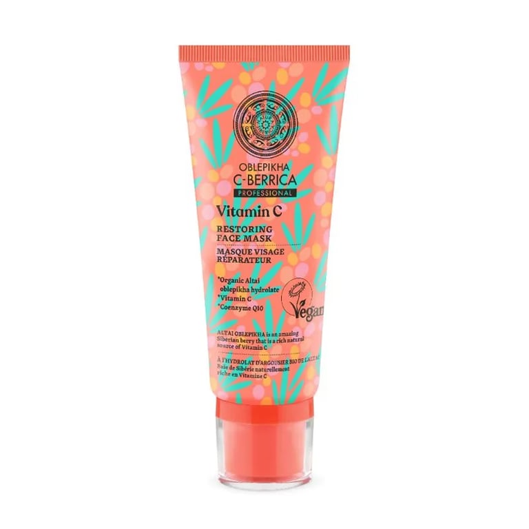 Máscara Facial Reparadora Oblepikha Vitamina C