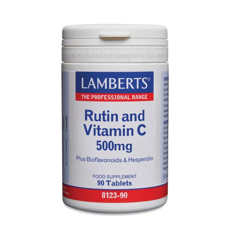 Rutina Y Vitamina C 500 Mg + Bioflavonoidi