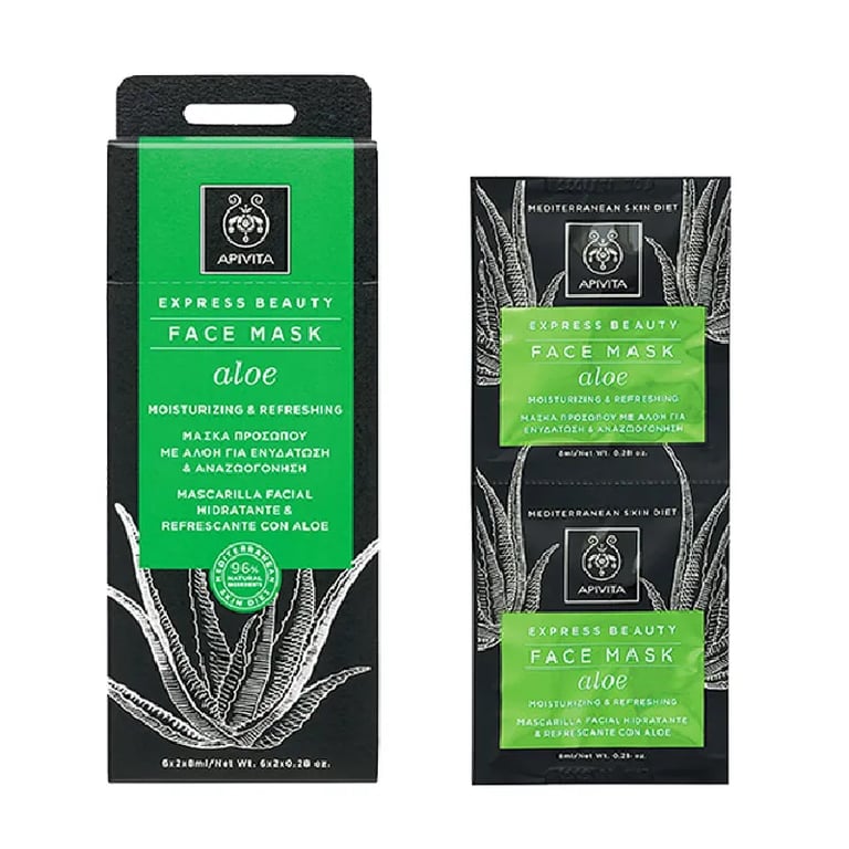Express Beauty Masque Visage Hydratant Aloe