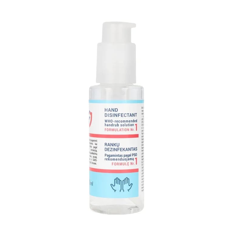 Hand Disinfectant Handrub Solution 80% Alcohol
