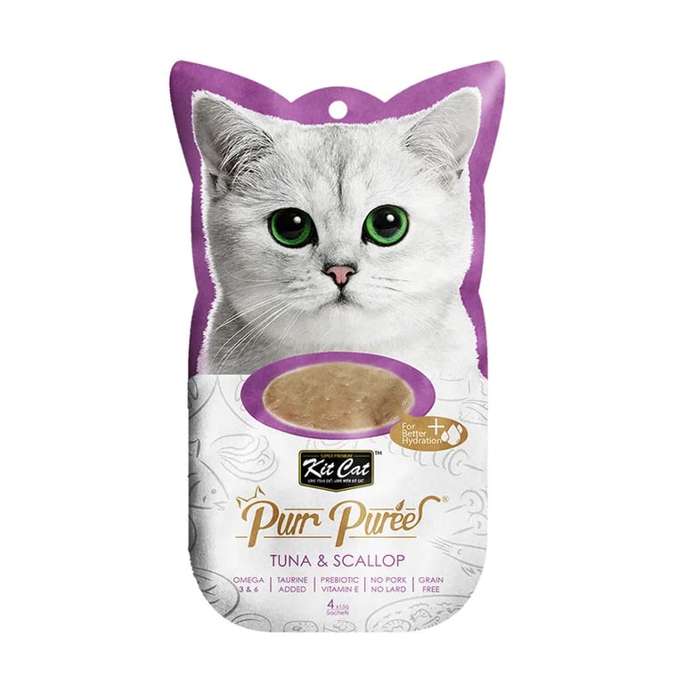 Snack Purr Puree Com Atum e Vieiras