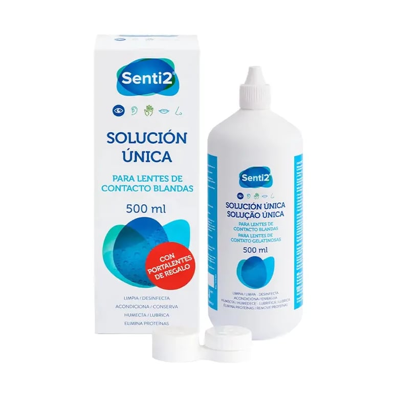 Solución Única Para Lentes de Contacto + Portalentes