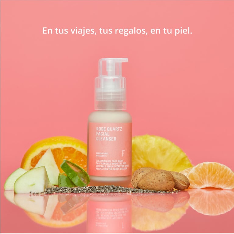 Rose Quartz Facial Cleanser Miniatura 50 ml da Freshly Cosmetics