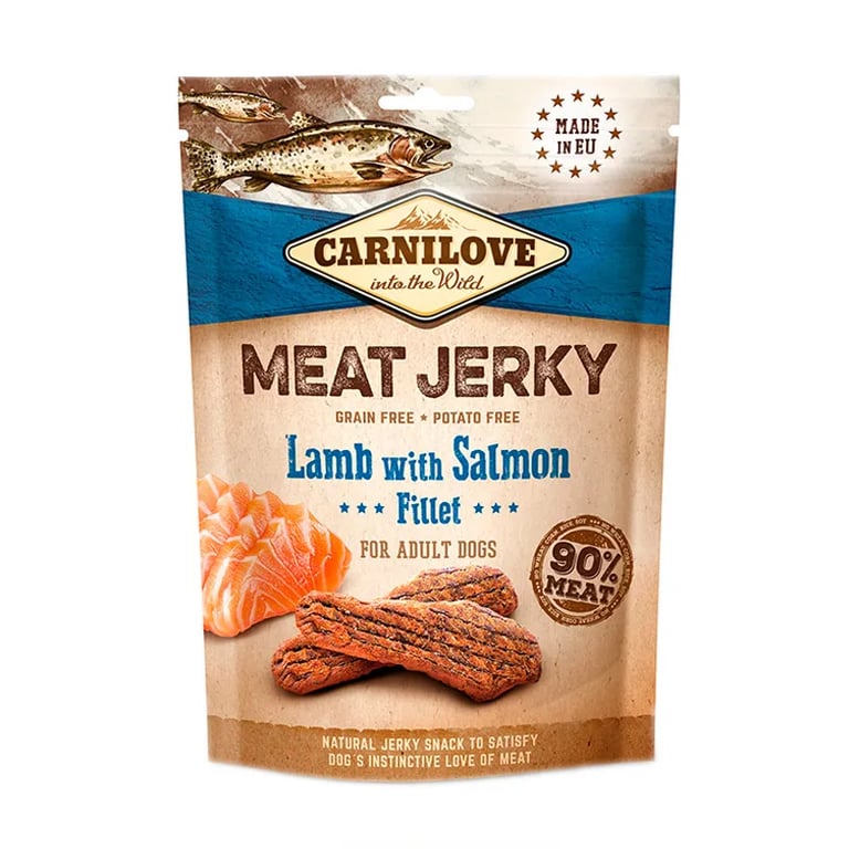 Jerky Lamm und Lachs Filets