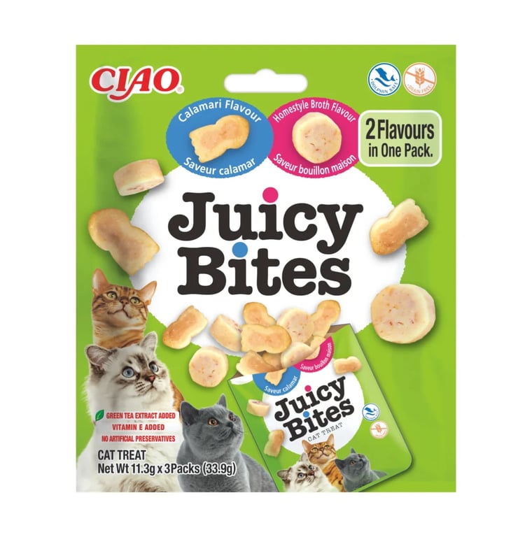 Cat Juicy Bites Hausbrühe Tintenfisch