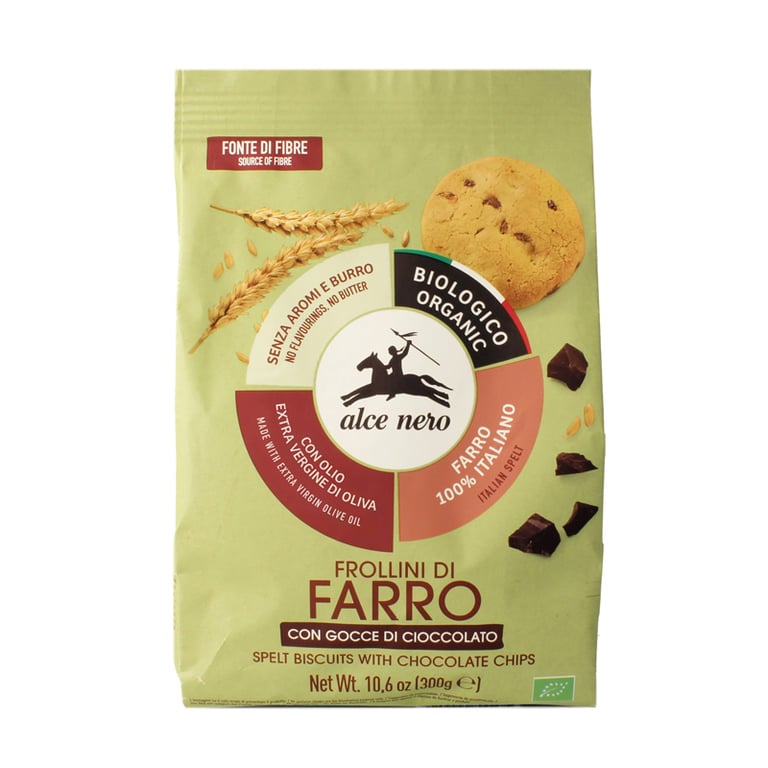 GALLETAS DE ESPELTA CON GOTAS DE CACAO BIO