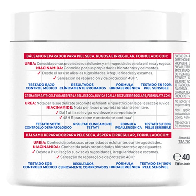 Urea Cica Repair+ Baume Réparateur 400 ml de Mixa