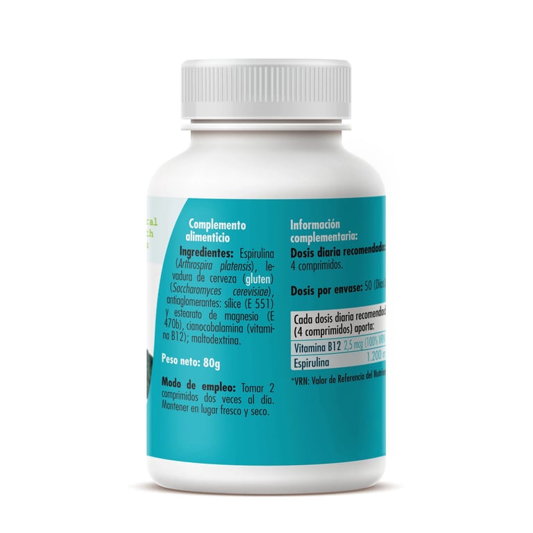 Spirulina 400mg - imagen 4 de 5