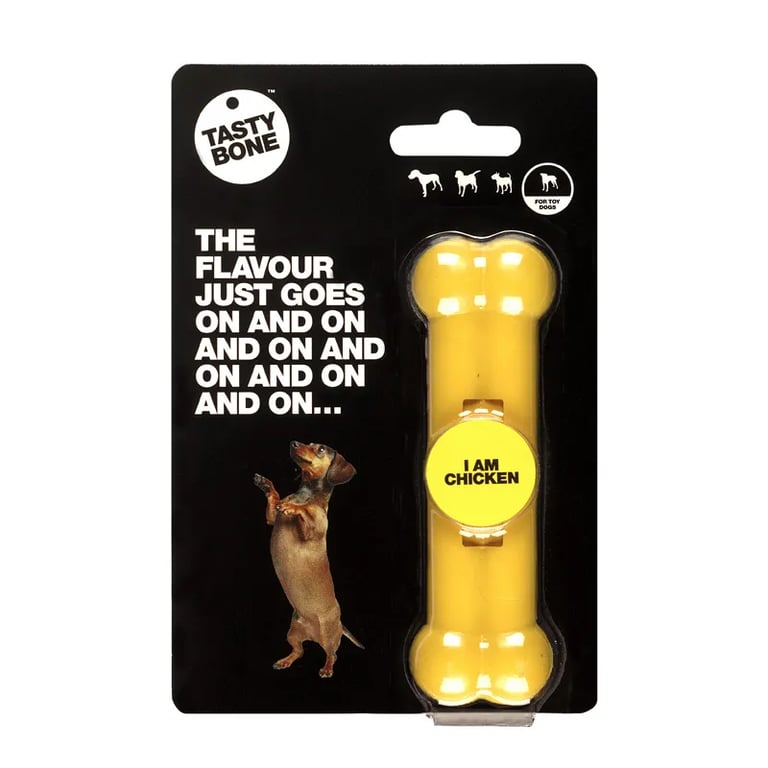 Hueso De Nylon Sabor Pollo Razas Toy
