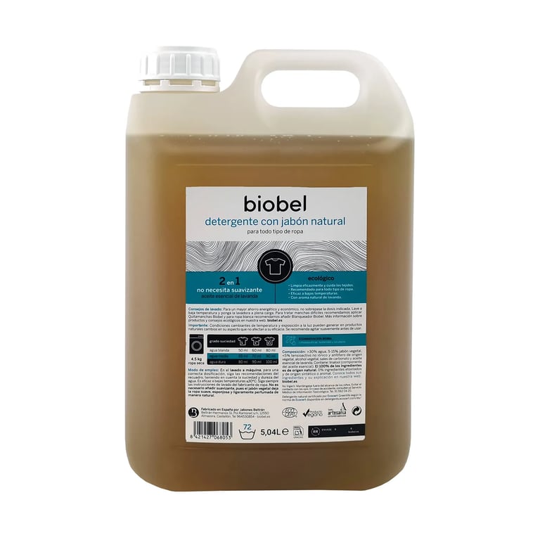 Detergente Con Jabón Natural