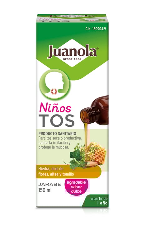 Juanola Tosse Crianças Xarope para a tosse seca e produtiva.