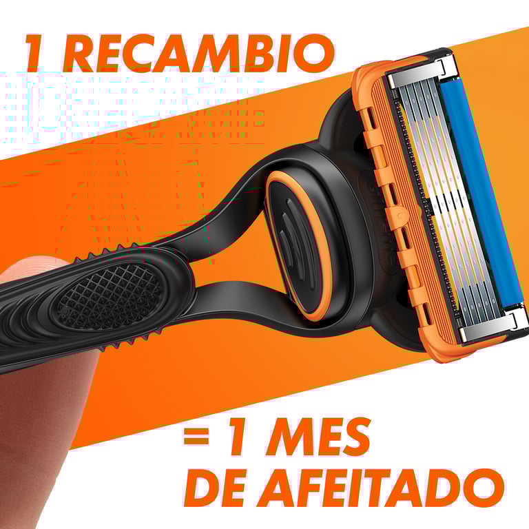 Gillette Fusion5 Pack Maquinilla + Gel + Neceser + Recambios de Gillette
