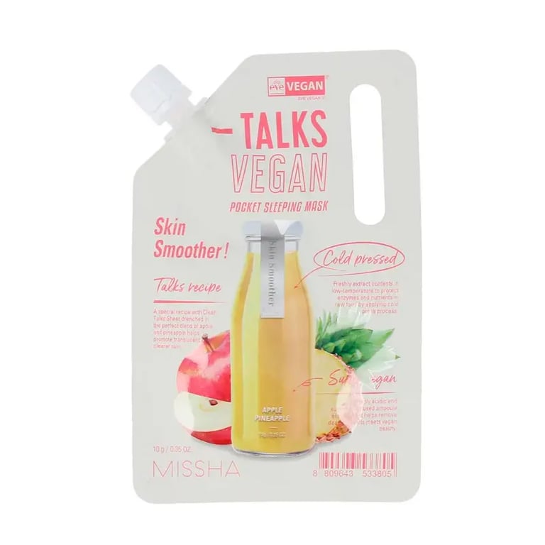 Talks Vegan Skin Smoother! Pocket Sleeping Mask