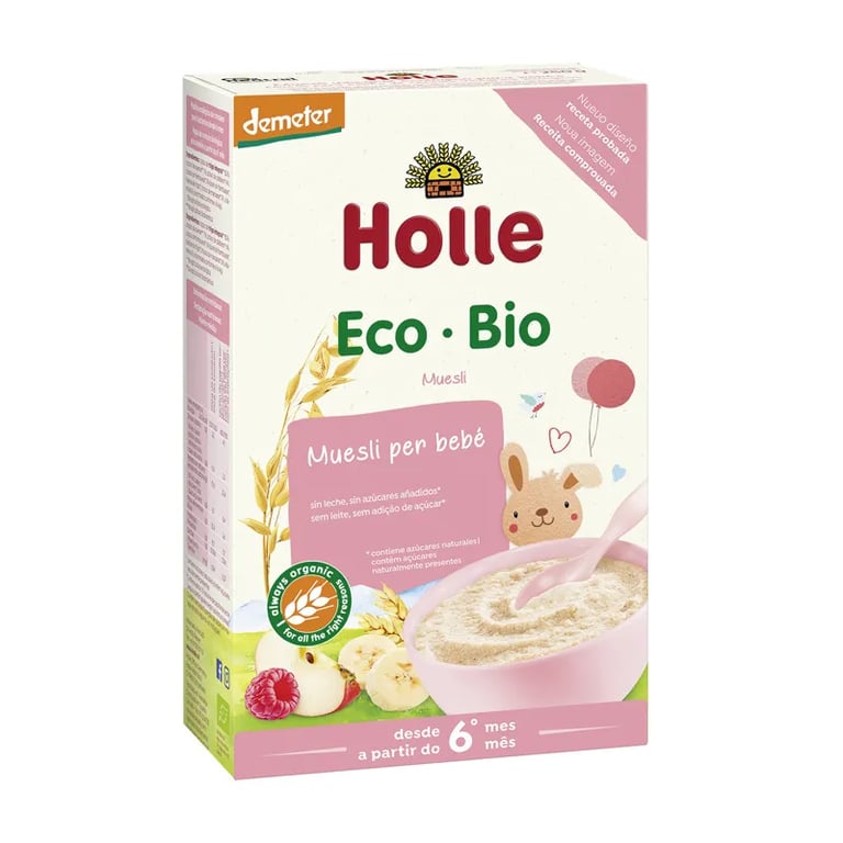 Papilla Muesli Para Bebés 6 Meses Bio