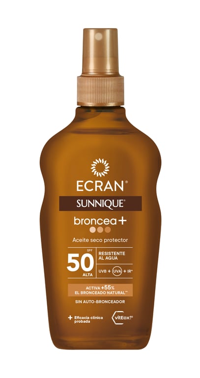 Sunnique Broncea+ Oil SPF50 200 ml de Ecran