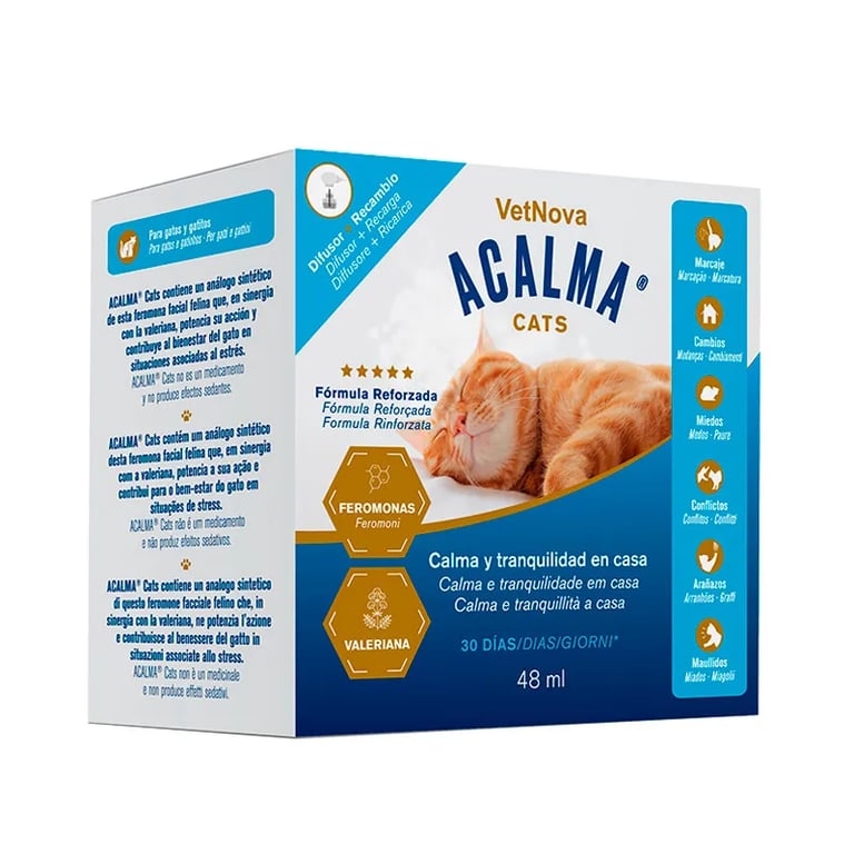 Acalma Cats Diffuseur + Recharge 48 ml