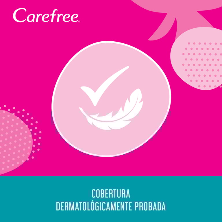 Pensos Diários Cotton Feel Normal Sem Perfume 20 Unds da Carefree