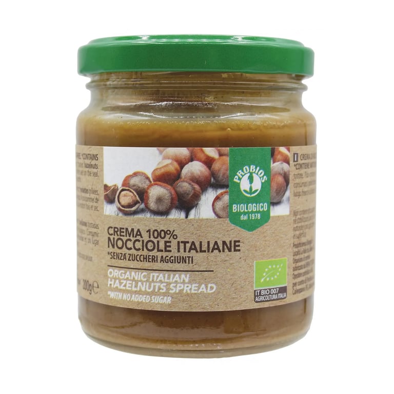 100% Crema De Avellana Bio