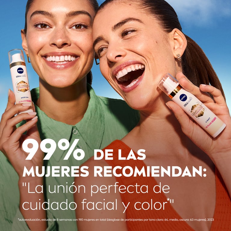 Cellulaire Lumineux 630 Anti-Taches Fluide Avec Couleur SPF30 #Moyen 40 ml de Nivea