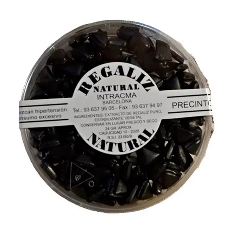 Pastillas De Regaliz Naturales Masticables