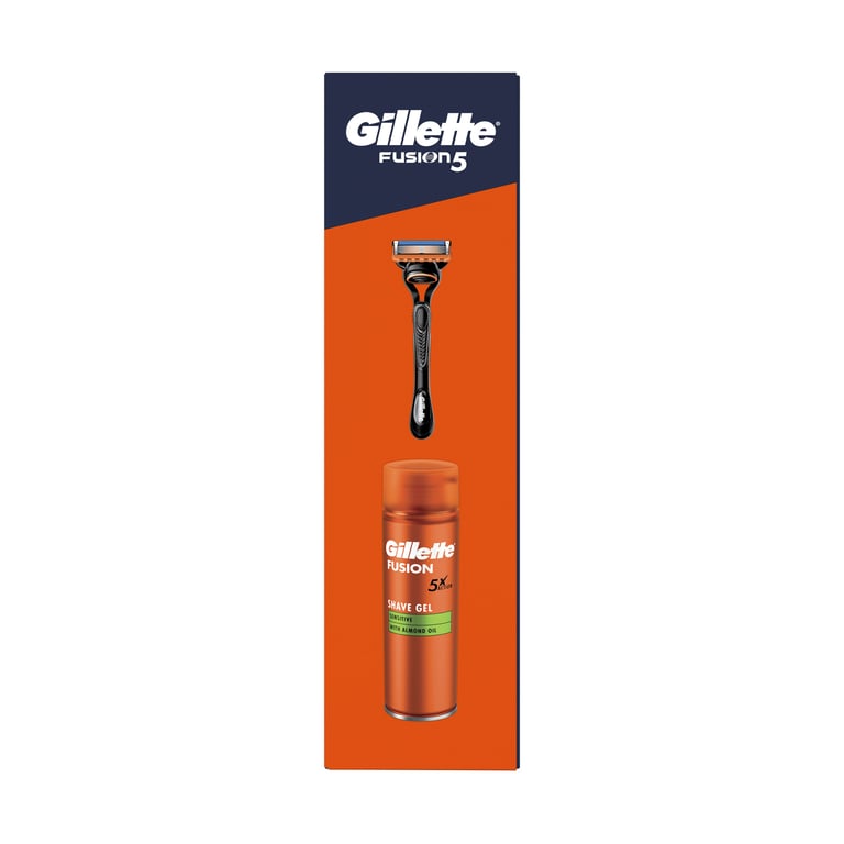 Maquinilla Fusion5 + Hoja + Gel 200 ml de Gillette