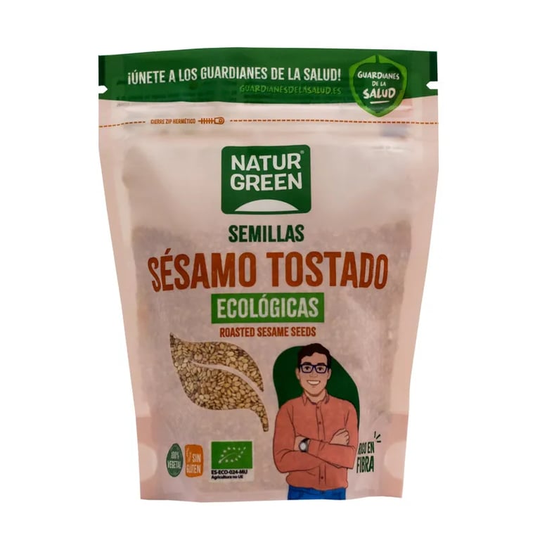 Glutenfreier, gerösteter Bio-Sesam