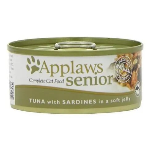 Cat Senior Boîte Gelée Thon aux Sardines Pour Chats 70 g