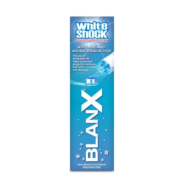 BLANX WHITE SHOCK WHITE AND PROTECT LED
