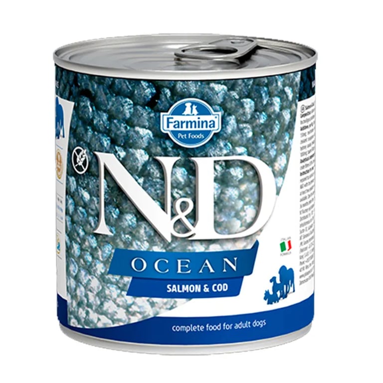 Nassfutter für Hunde ND Ocean Lachs Kabeljau